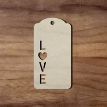 Load image into Gallery viewer, Gift Tag - Love #15/2&quot;-12&quot;
