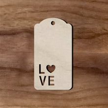 Load image into Gallery viewer, Gift Tag - Love #16/2&quot;-12&quot;
